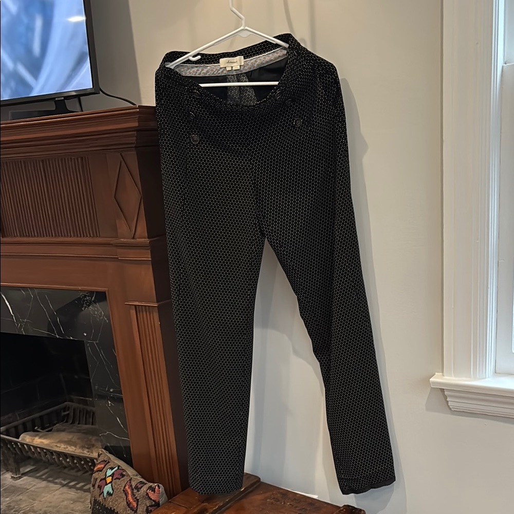 Black and White Patterned Pants